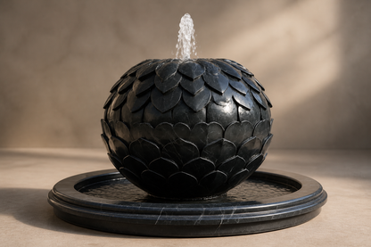Avior — stone sphere fountain by 1-OPH