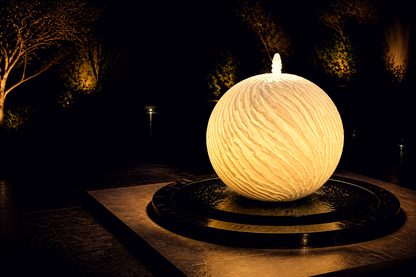Aspidis — stone sphere fountain by 1-OPH