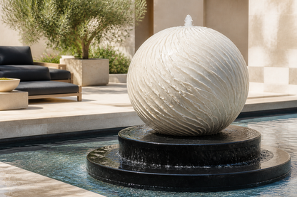 Aspidis — stone sphere fountain by 1-OPH