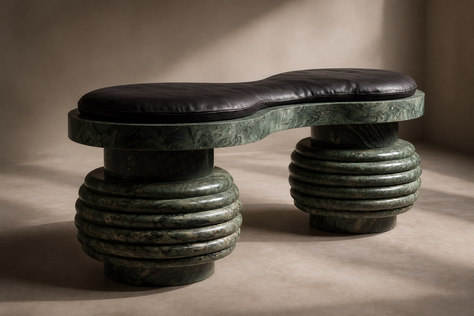 Sedara — stone sculptural bench by 1-OPH