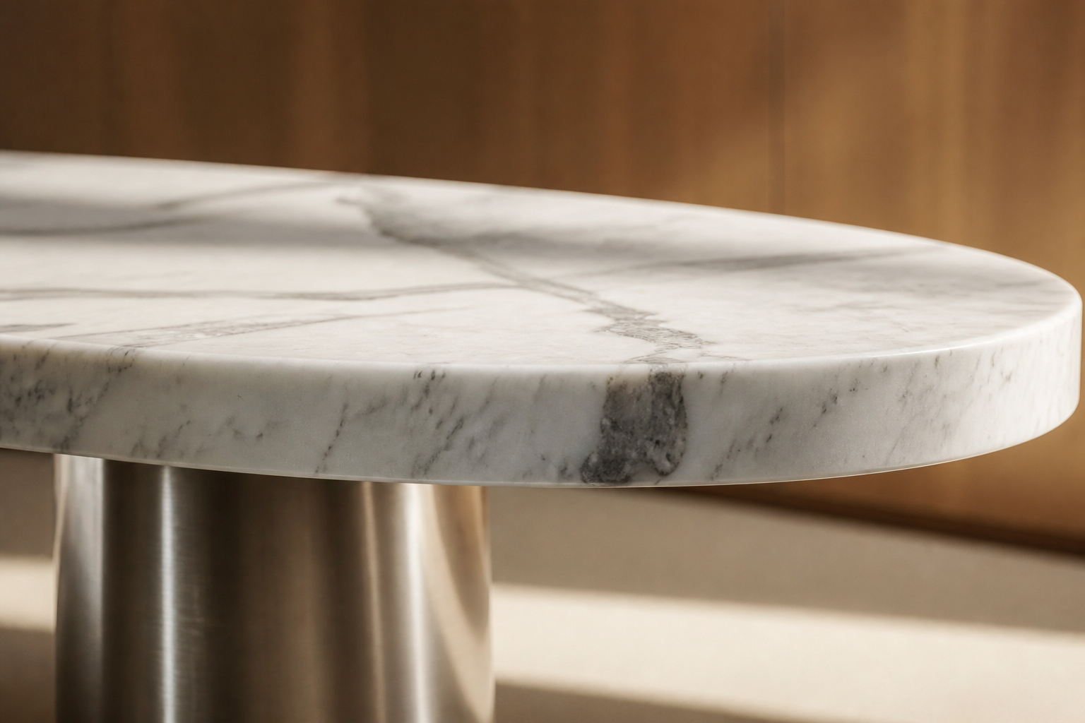 Quieta — marble sculptural bench by 1-OPH
