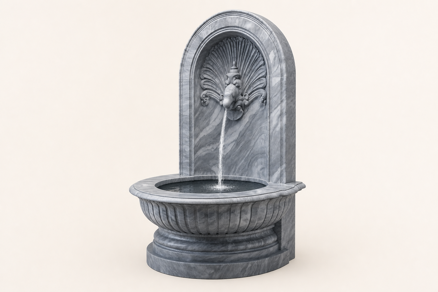 Kasumi — marble wall fountain by 1-OPH