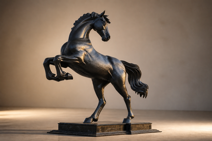 Mata — Bronze on marble sculpture by 1-OPH