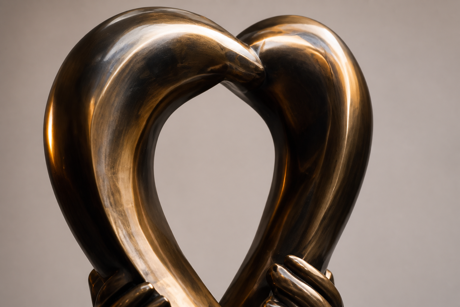 Sadal — Bronze on black stone sculpture by 1-OPH