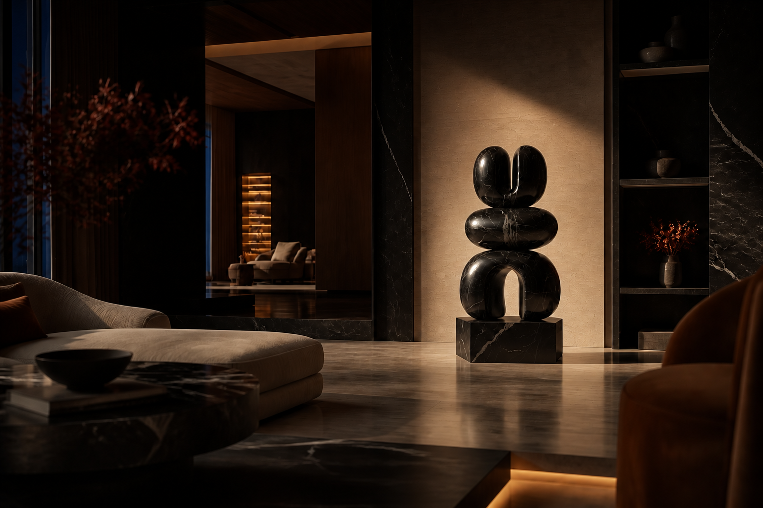 Ergere — stone sculpture by 1-OPH