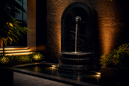 Saba — stone wall fountain by 1-OPH
