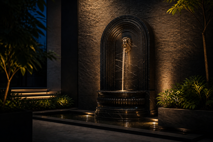 Saba — stone wall fountain by 1-OPH