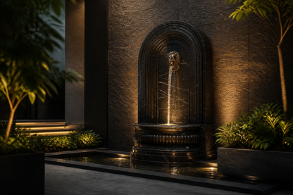 Saba — stone wall fountain by 1-OPH