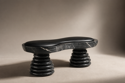 Placida — stone sculptural bench by 1-OPH