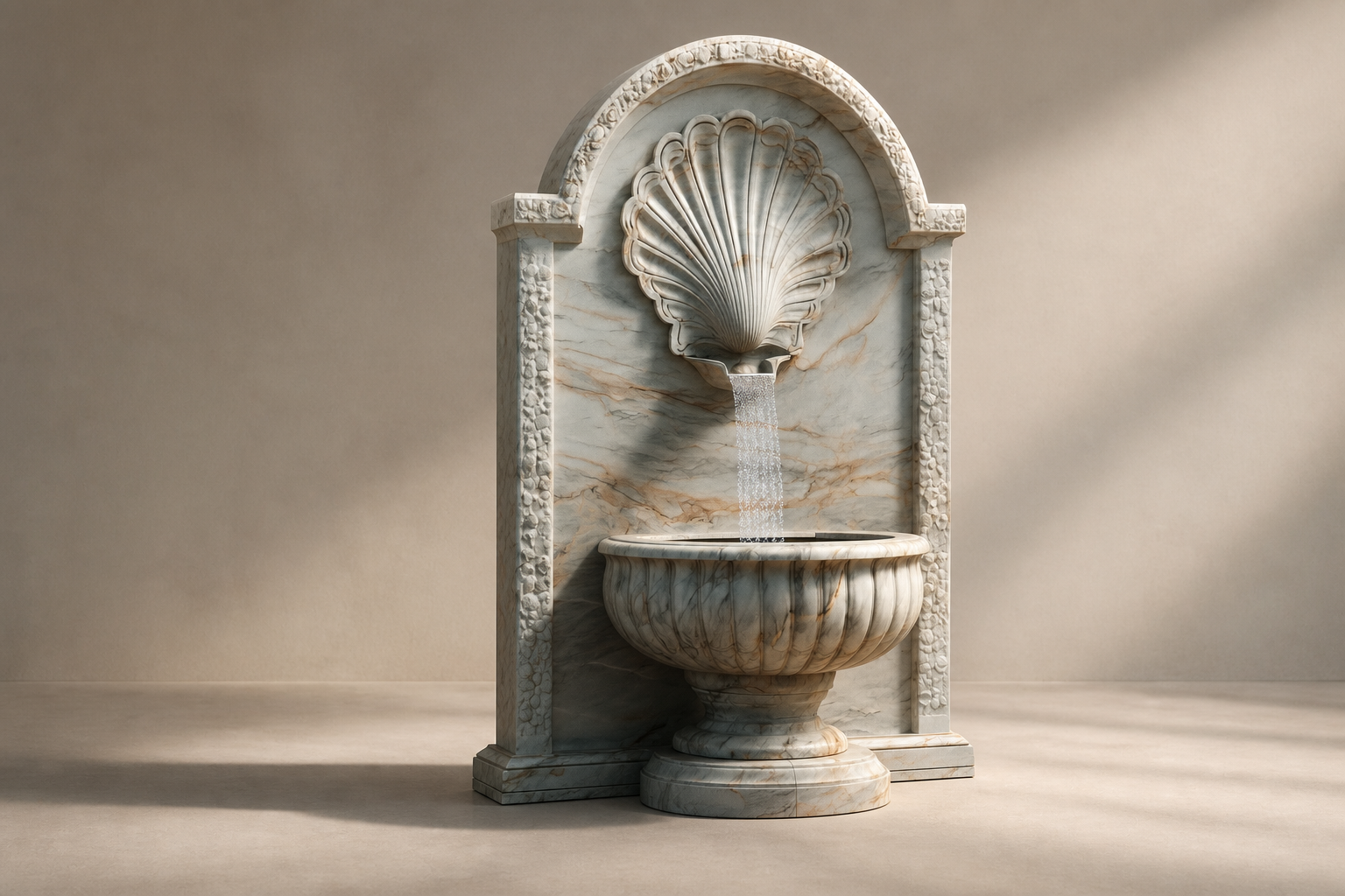 Nebbia — stone wall fountain by 1-OPH