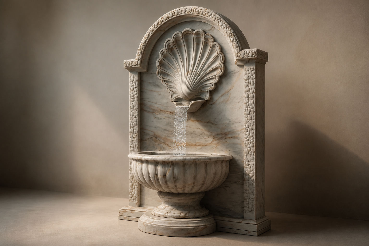 Nebbia — stone wall fountain by 1-OPH