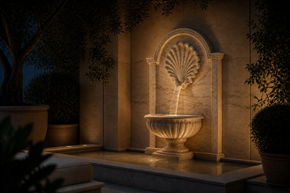 Nebbia — stone wall fountain by 1-OPH