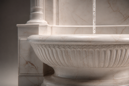 Foschia — marble wall fountain by 1-OPH