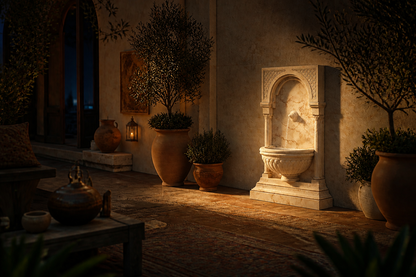 Neblina — sandstone wall fountain by 1-OPH