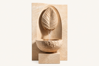 Alveo — travertine fountain by 1-OPH