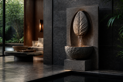 Alveo — travertine fountain by 1-OPH