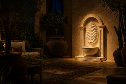 Garua — stone wall fountain by 1-OPH