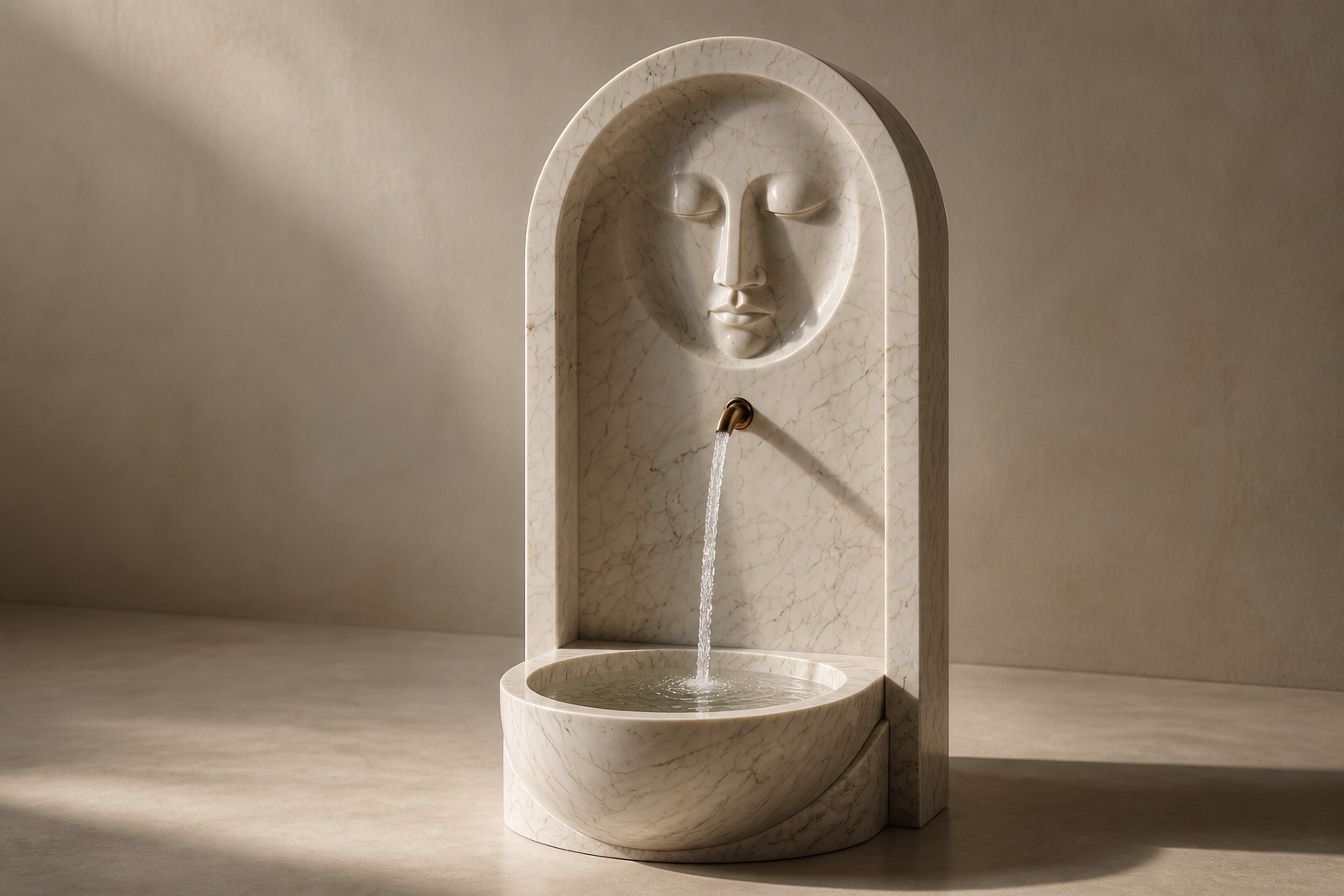 Caligo — stone wall fountain by 1-OPH
