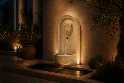 Caligo — stone wall fountain by 1-OPH