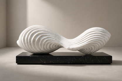 Requia — stone sculptural bench by 1-OPH