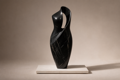 Gasa — black marble monolith by 1-OPH