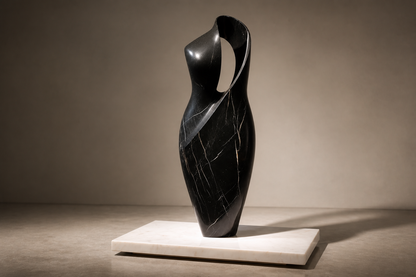 Gasa — black marble monolith by 1-OPH