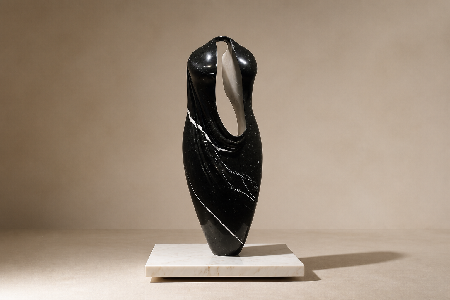 Himal — black marble monolith by 1-OPH