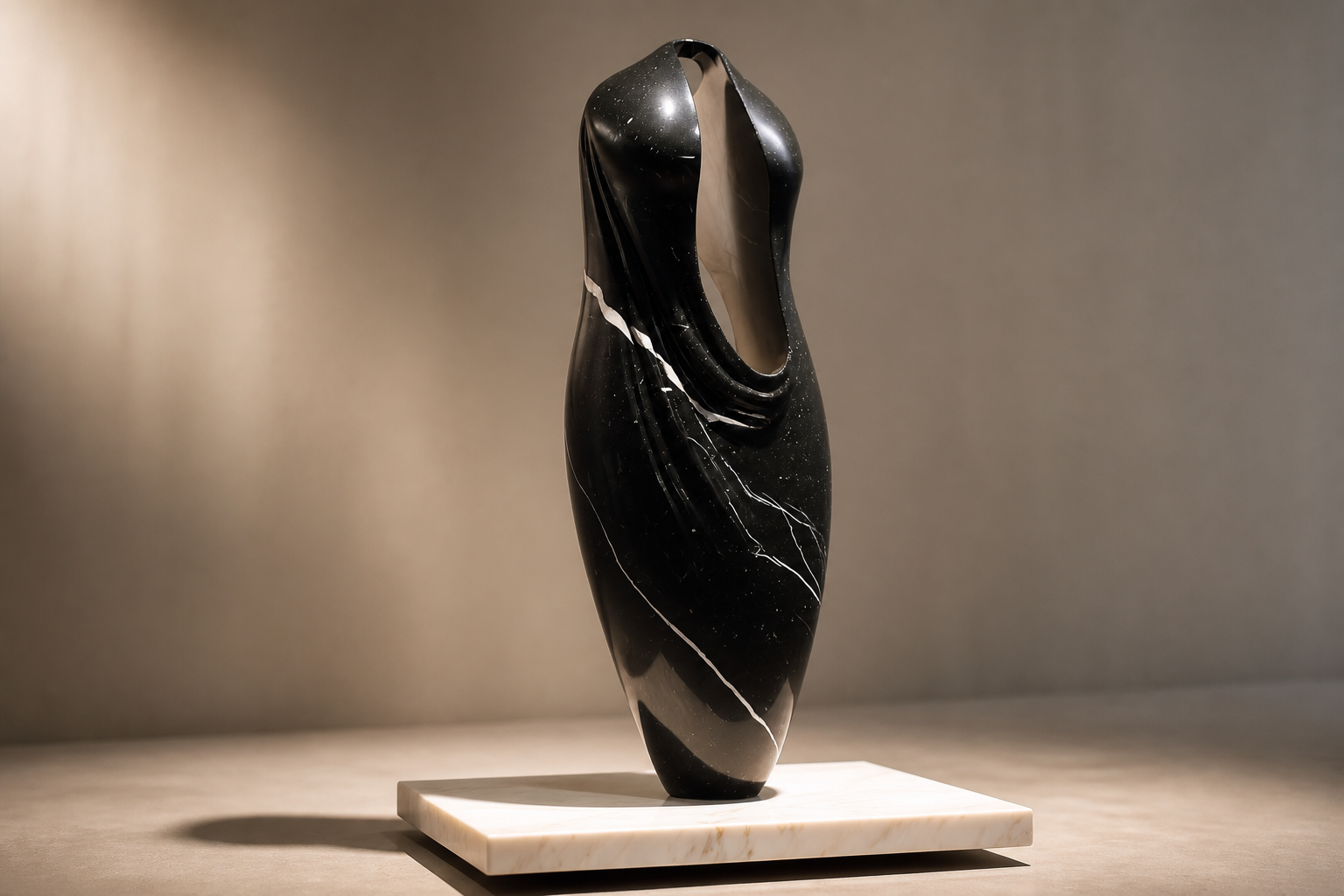 Himal — black marble monolith by 1-OPH