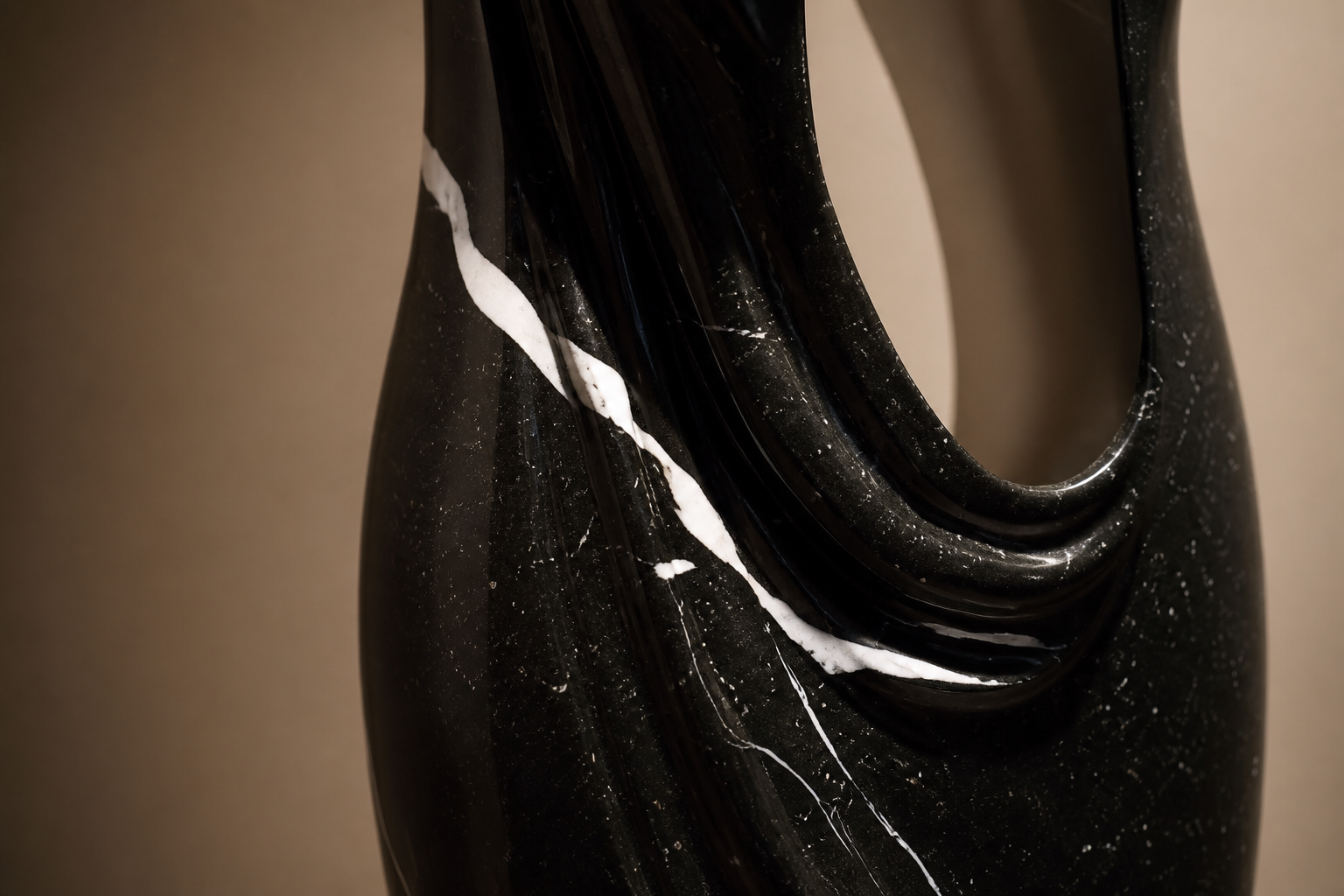 Himal — black marble monolith by 1-OPH