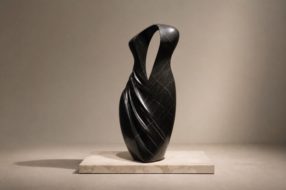 Mesa — black marble monolith by 1-OPH