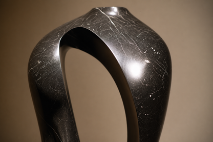 Tsho — black marble monolith by 1-OPH