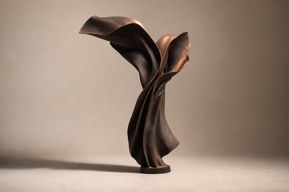 Inclina — bronze sculpture by 1-OPH