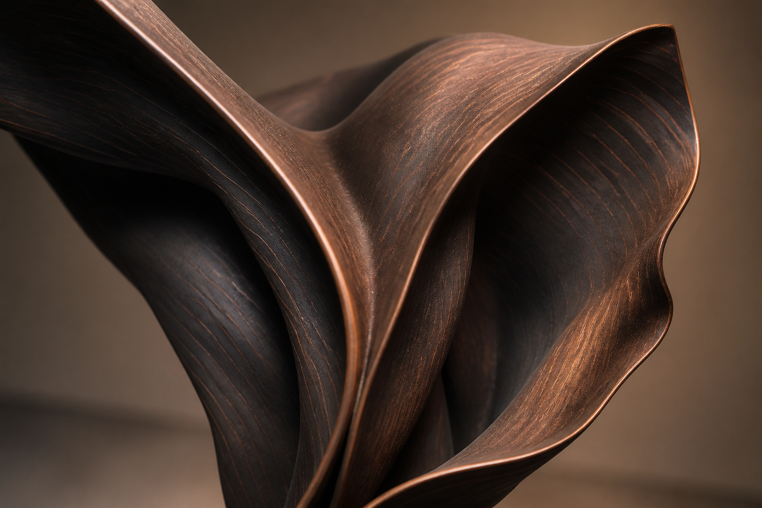 Inclina — bronze sculpture by 1-OPH