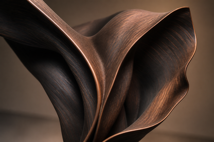 Inclina — bronze sculpture by 1-OPH