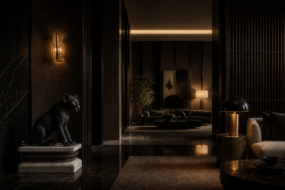 Zarzal — Bronze on marble sculpture by 1-OPH