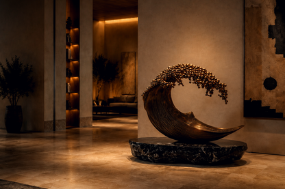 Limara — bronze fountain by 1-OPH