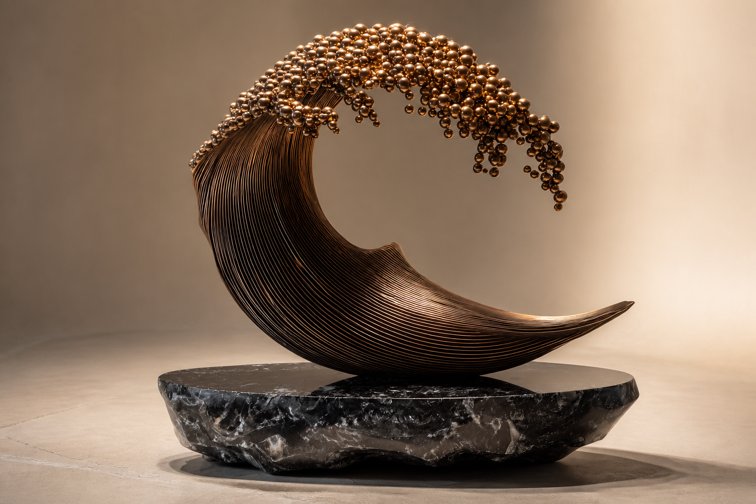 Limara — bronze fountain by 1-OPH