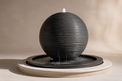 Vela — stone sphere fountain by 1-OPH