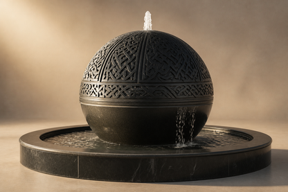 Deneb — stone sphere fountain by 1-OPH