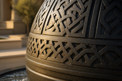 Deneb — stone sphere fountain by 1-OPH