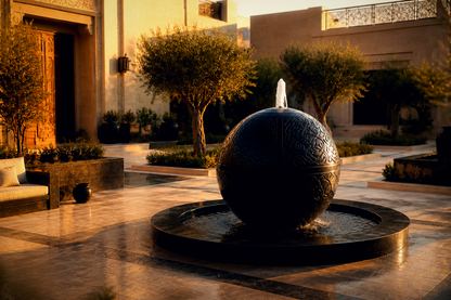 Alya — stone sphere fountain by 1-OPH