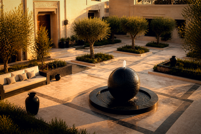 Alya — stone sphere fountain by 1-OPH