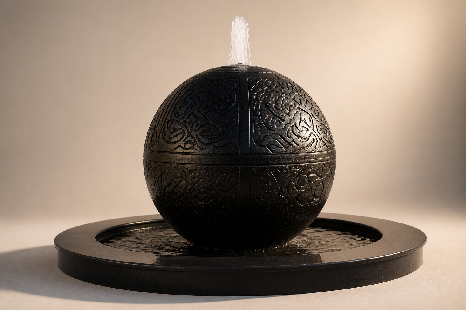 Alya — stone sphere fountain by 1-OPH
