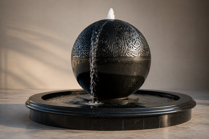 Zenith — stone sphere fountain by 1-OPH