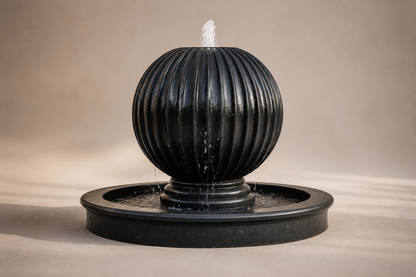 Nadir — stone sphere fountain by 1-OPH