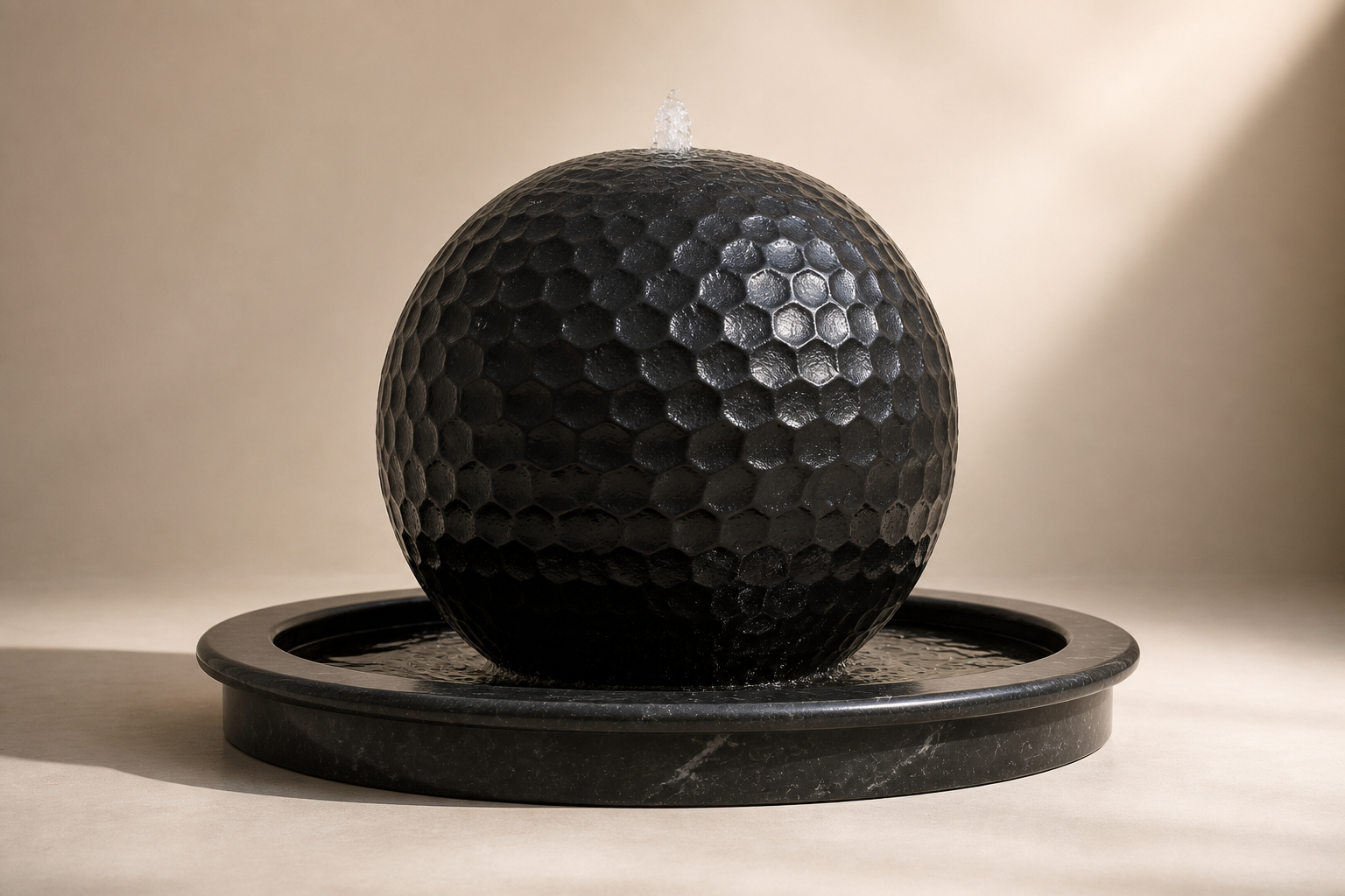 Rigel — stone sphere fountain by 1-OPH