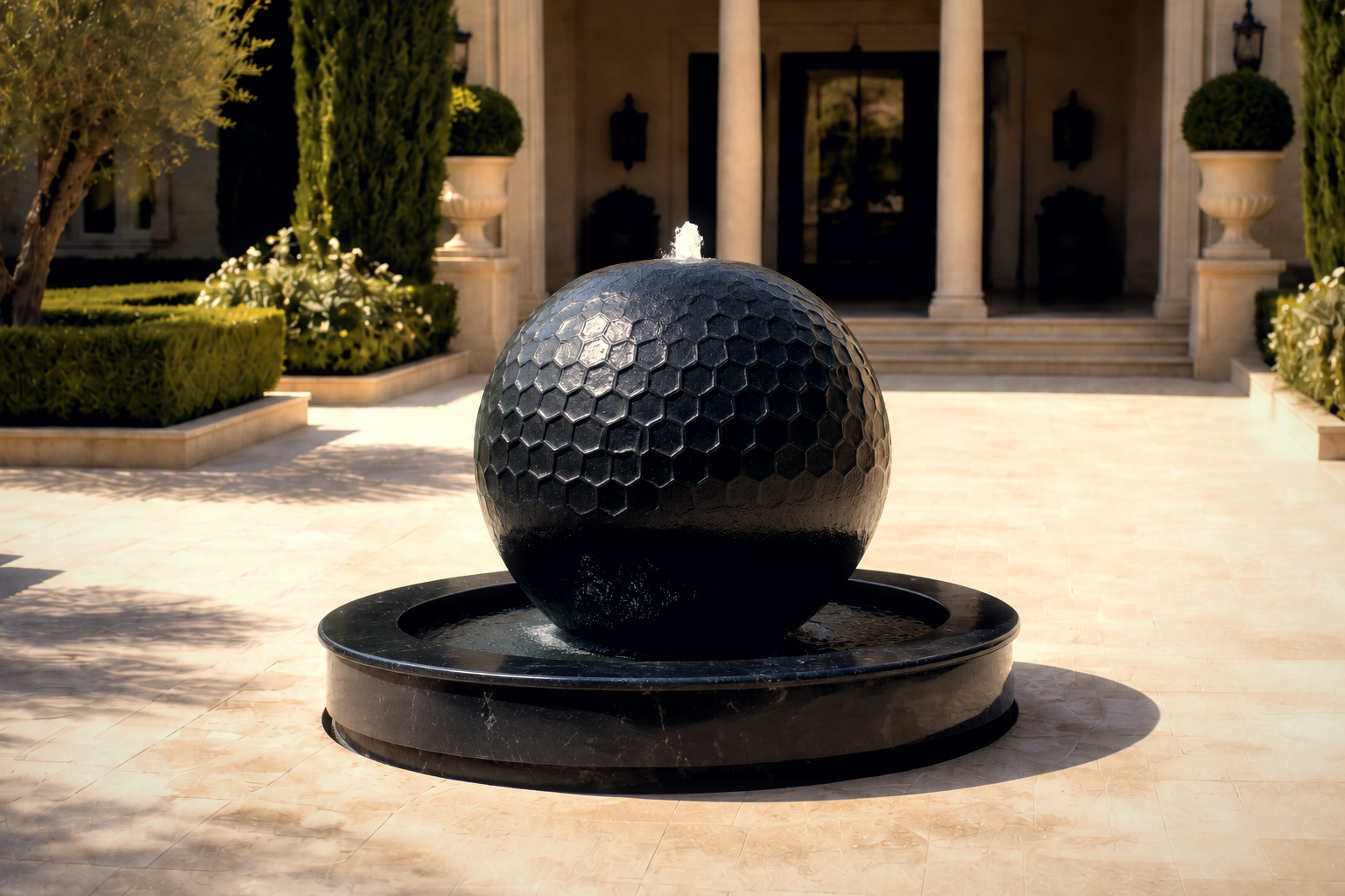 Spica — stone sphere fountain by 1-OPH