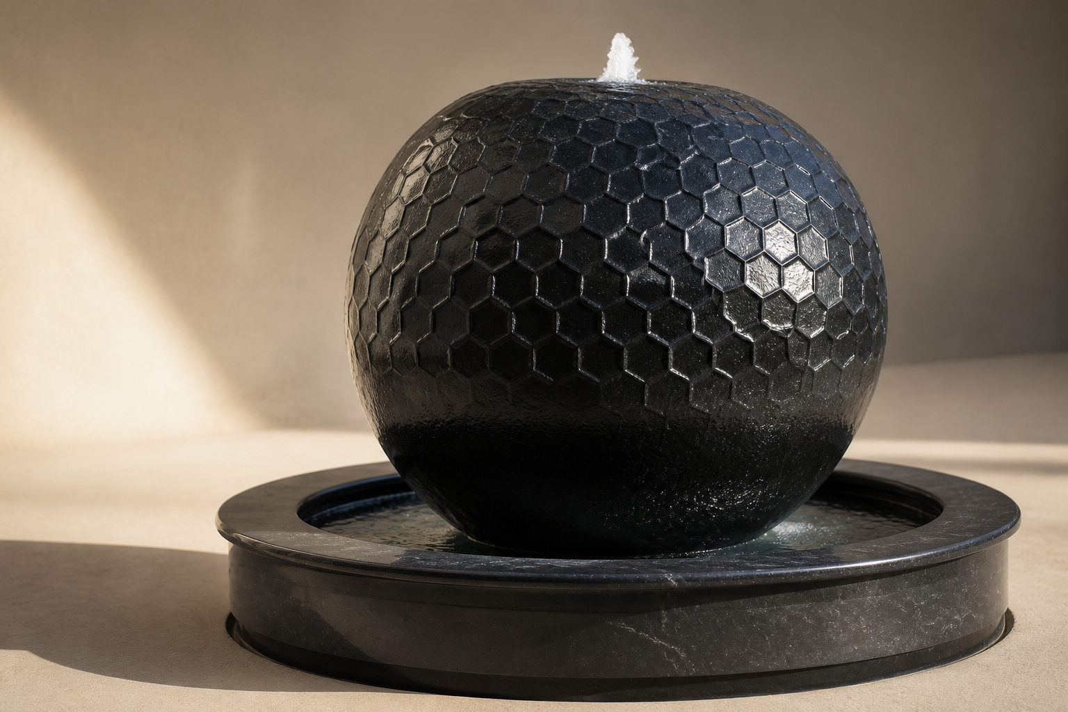 Spica — stone sphere fountain by 1-OPH