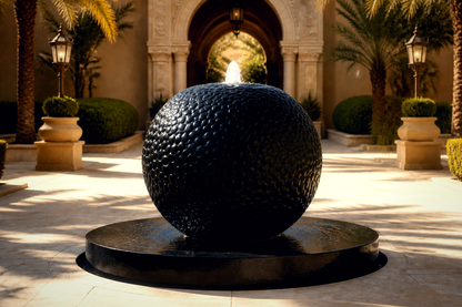 Sabik — stone sphere fountain by 1-OPH