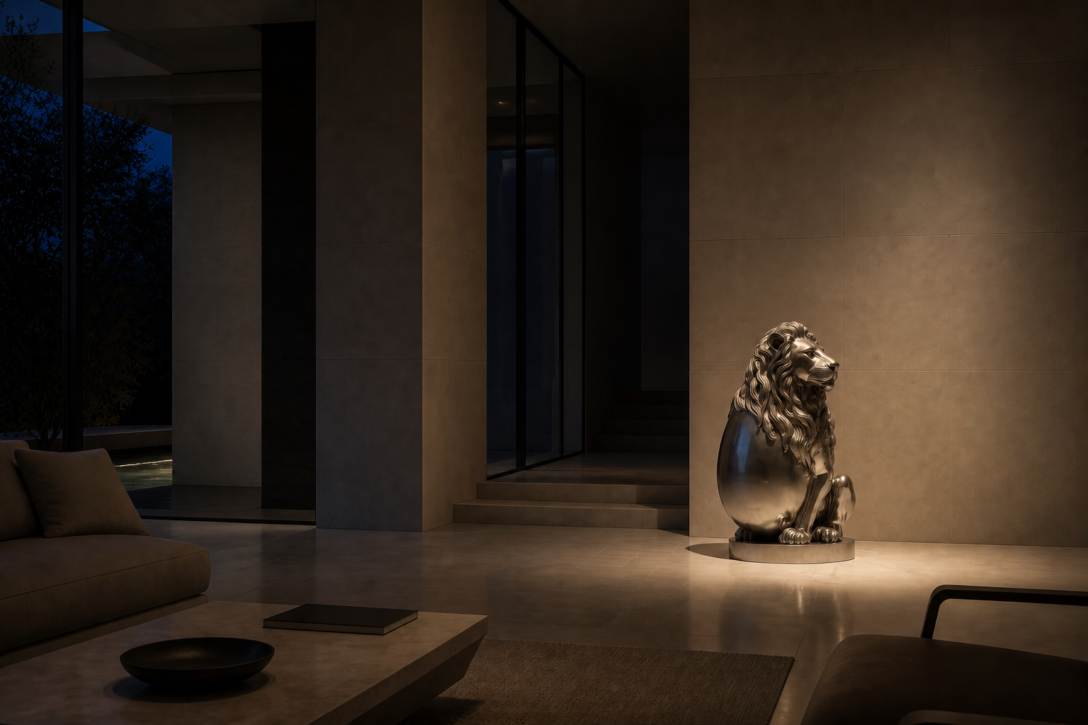 Fauna — Stainless steel sculpture by 1-OPH